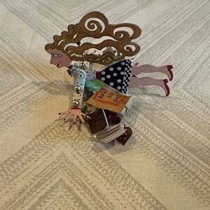 Karen Rossi Born to Shop Flying Ornament